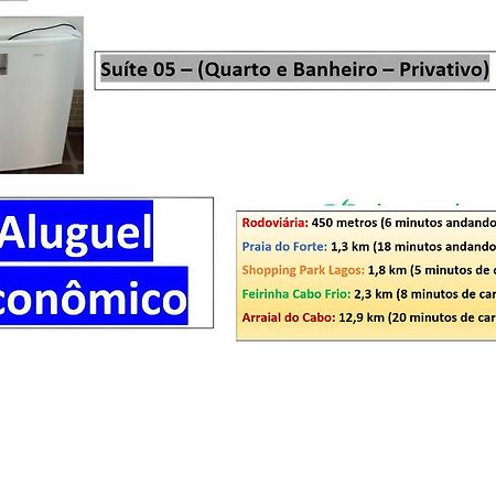 Cabo Frio - Suites - Jardim Flamboyant - Aluguel Economico Exteriör bild