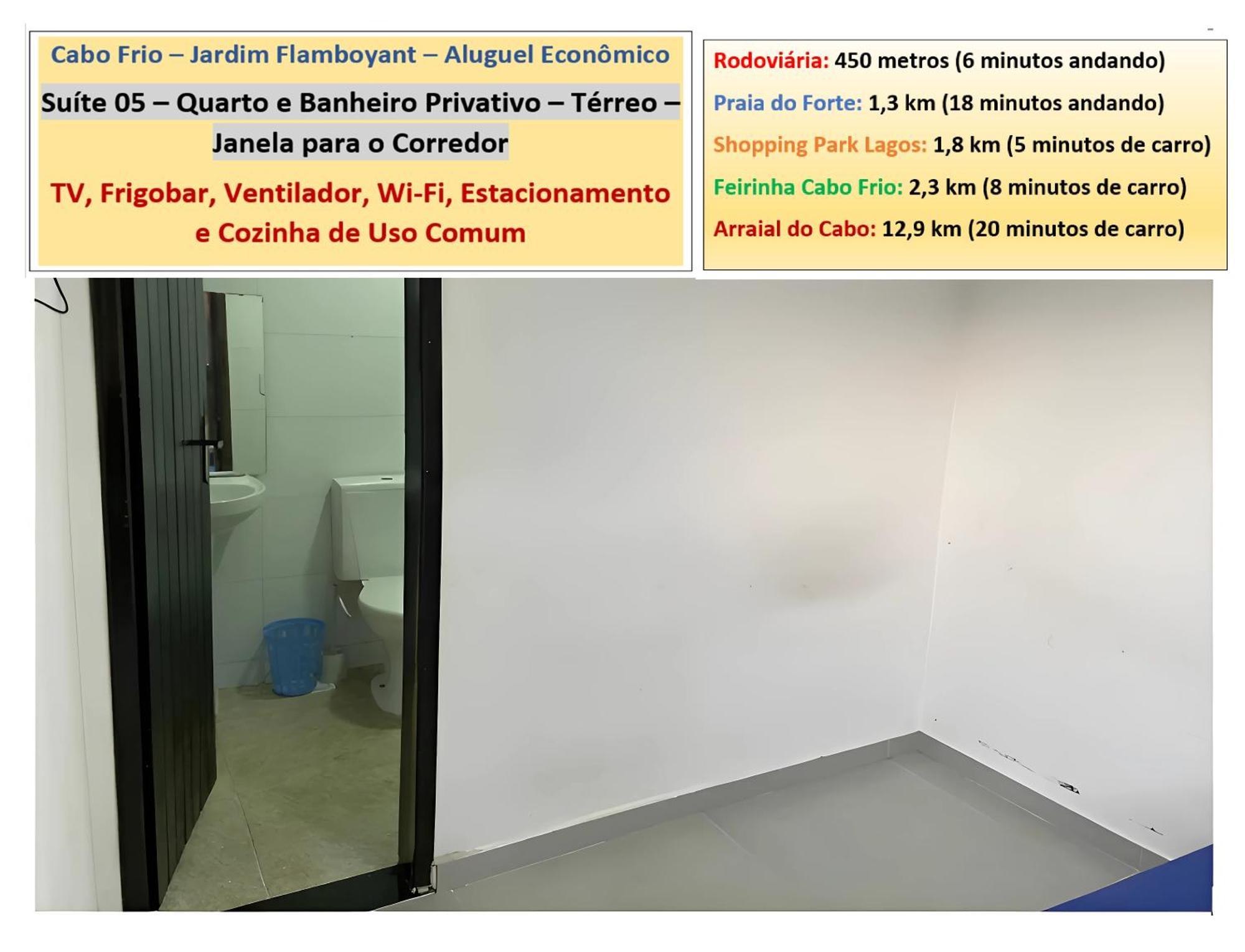 Cabo Frio - Suites - Jardim Flamboyant - Aluguel Economico Exteriör bild